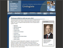 Tablet Screenshot of coloradourologists.com